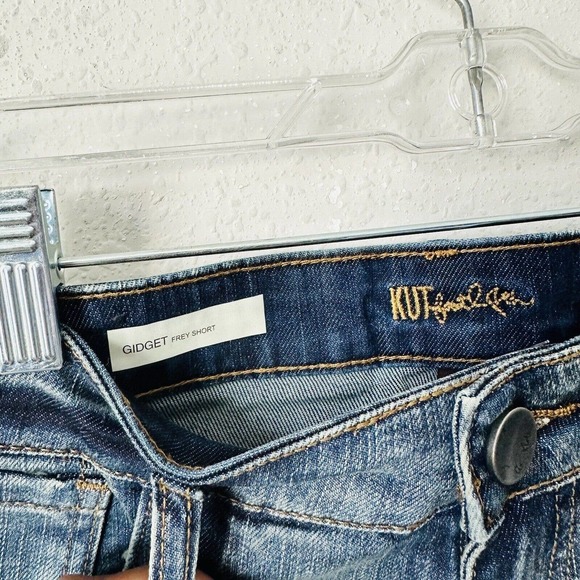 Kut From The Cloth Gidget Frey Rhinestone Embellished Shorts - Picture 2 of 3